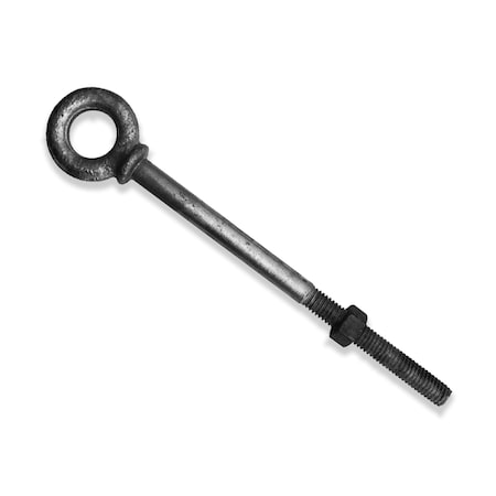Aztec Lifting Hardware Eye Bolt With Shoulder, 1/2", 2 in Shank, 1 in ID, Carbon Steel, Self Colored NSP122-SC